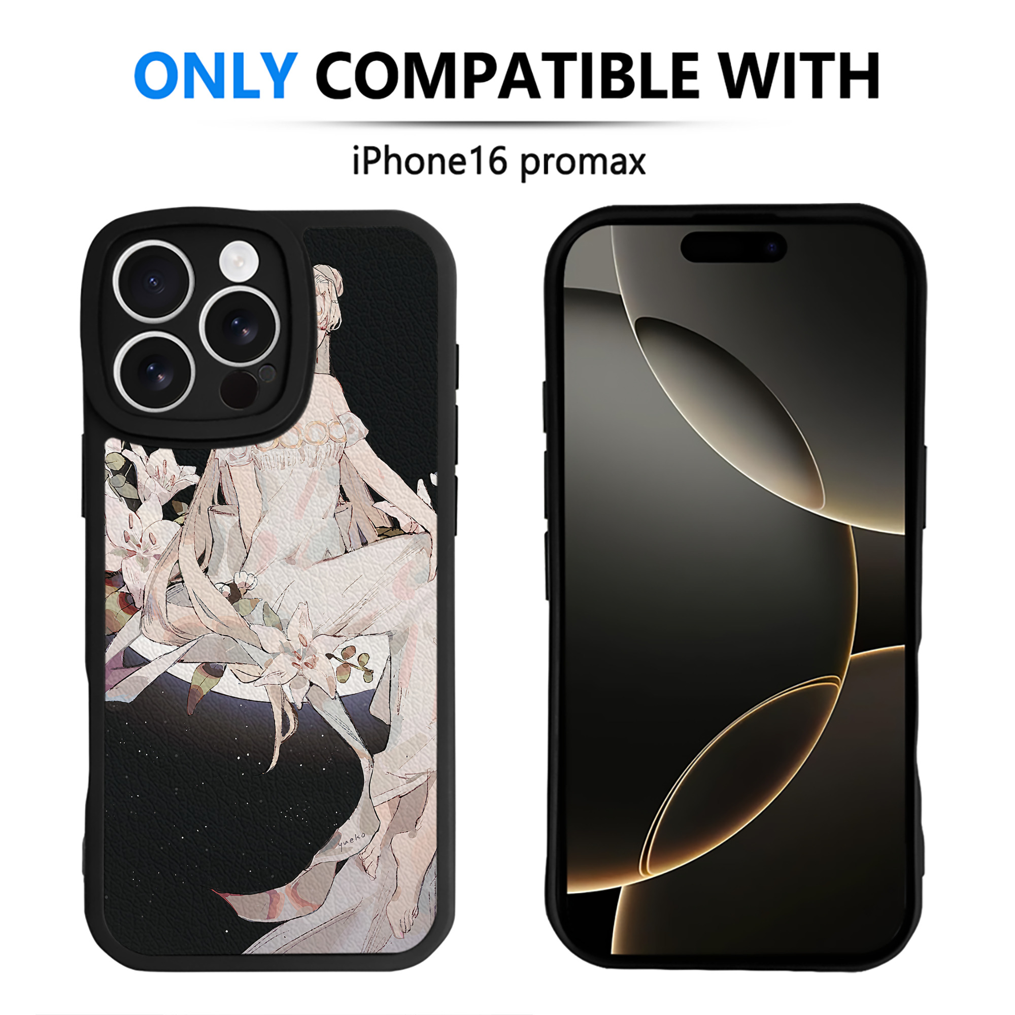 （画像用） 美少女戦士セーラームーン Sailor Moon 【iPhone 16シリーズ対応】シリコンスマホケース（レザー調） 材質：シリコン
